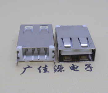 云南USB AF立式 直插 加长款17.5MM 大电流3A插座