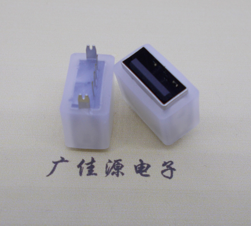 云南USB连接器接口 10.5MM防水立插母座 鱼叉脚