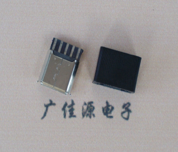 云南麦克-迈克 接口USB5p焊线母座 带胶外套 连接器