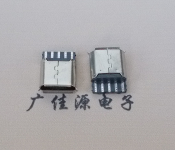 云南Micro USB5p母座焊线 前五后五焊接有后背