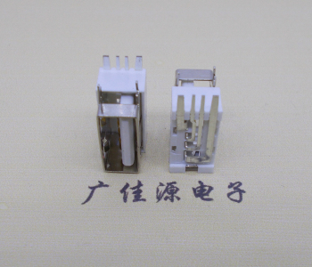 云南USB侧立式短体10.0尺寸 侧插加宽脚5A大电流插座