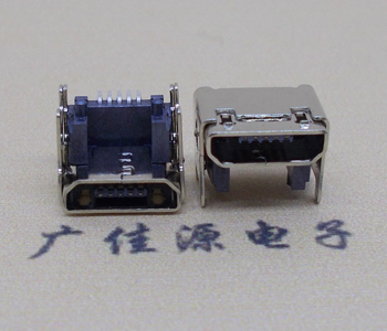 云南MICRO USB 5P母座 SMT垫高 L=4.15双壳