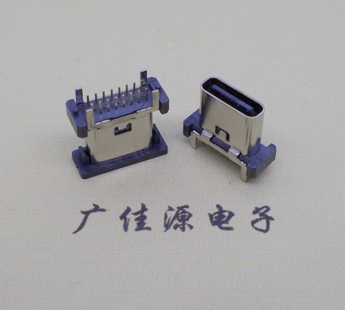 云南立式插板type-c16p母座长H=8.8mm