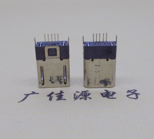 云南micro-迈克 插座 固定两脚鱼叉夹板1.0公头连接器