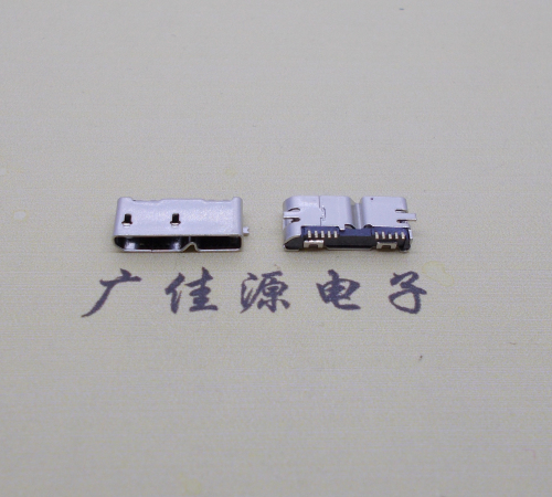 云南无卷边micro usb3.0母座10pin全脚贴